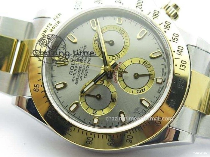 JF SS 116523 Gray On Best Bracelet A7750 YG Edition SS YG Dial Daytona 0312